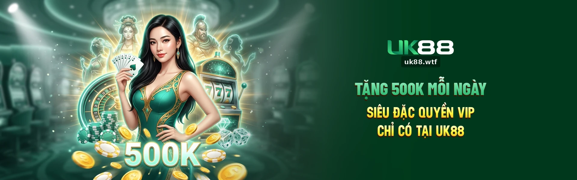 Tặng 500K Mỗi Ngày Siêu Đặc Quyền VIP - Chỉ Có Tại UK88