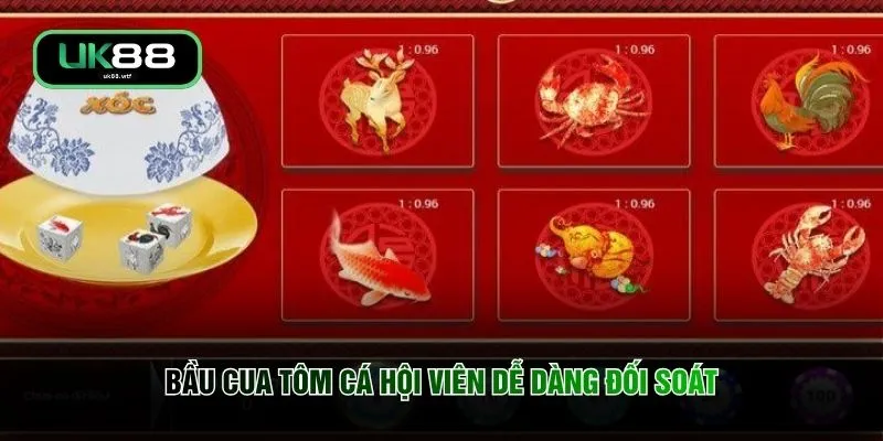 Bầu cua tôm cá hội viên dễ dàng đối soát