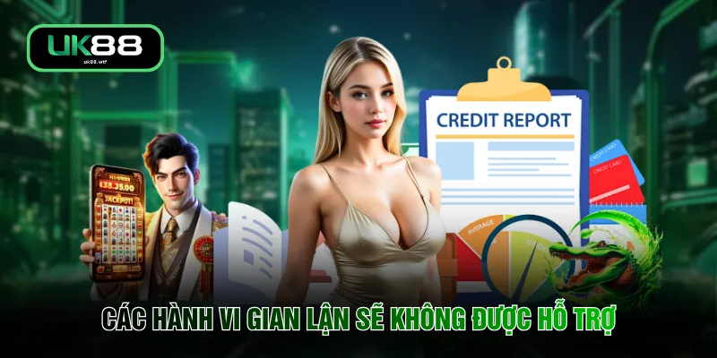 Các hành vi gian lận sẽ không được hỗ trợ