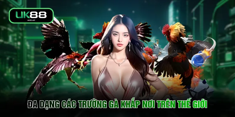 Đa dạng các trường gà khắp nơi trên thế giới