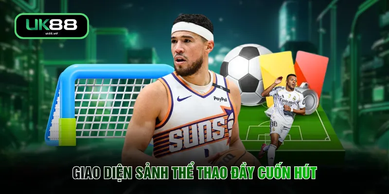 Giao diện sảnh thể thao đầy cuốn hút