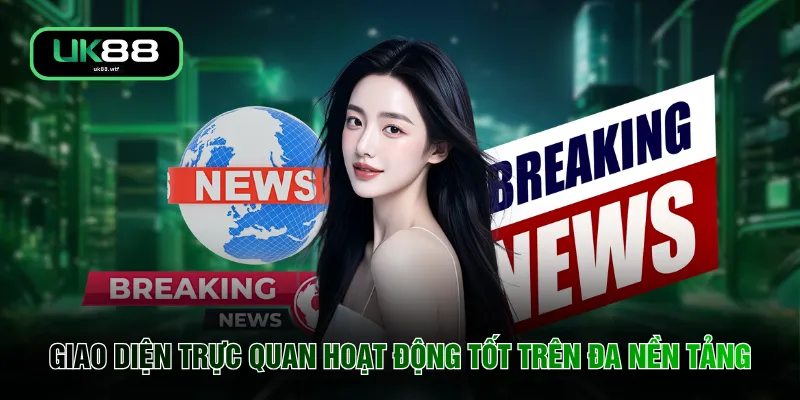 Giao diện trực quan hoạt động tốt trên đa nền tảng