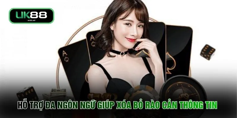 Hỗ trợ đa ngôn ngữ giúp xóa bỏ rào cản thông tin 