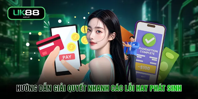 Rút Tiền UK88 5 Hướng dẫn giải quyết nhanh các lỗi hay phát sinh