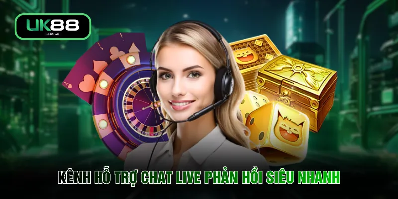 Liên Hệ UK88 3 Kênh hỗ trợ chat live phản hồi siêu nhanh