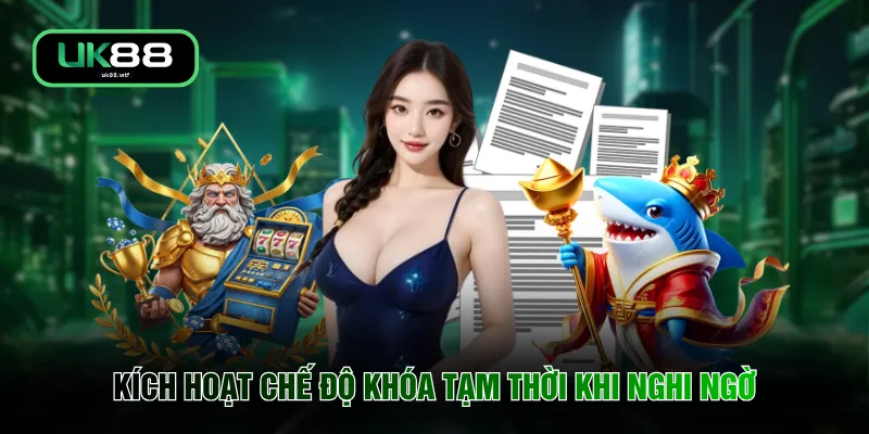 Kích hoạt chế độ khóa tạm thời khi nghi ngờ
