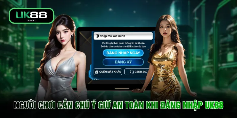 Đăng Nhập UK88 3 Người chơi cần chú ý giữ an toàn khi đăng nhập UK88