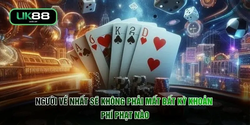 Phỏm - 3 Phút Quy Tắc Trở Thành Cao Thủ Đốn Hạ Mọi Đối Thủ 4 Người về nhất sẽ không phải mất bất kỳ khoản phí phạt nào
