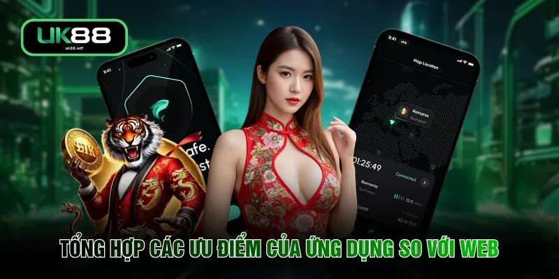 Tổng hợp các ưu điểm của ứng dụng so với web