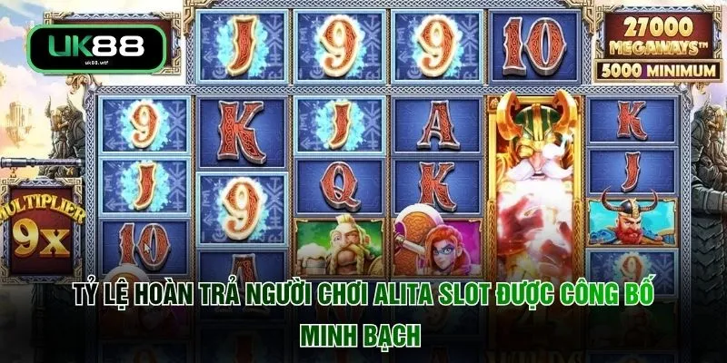 Alita Slot UK88 - "Phá Đảo" Robot Chiến Binh Nhận 888 Triệu 3 Tỷ lệ hoàn trả người chơi Alita Slot được công bố minh bạch
