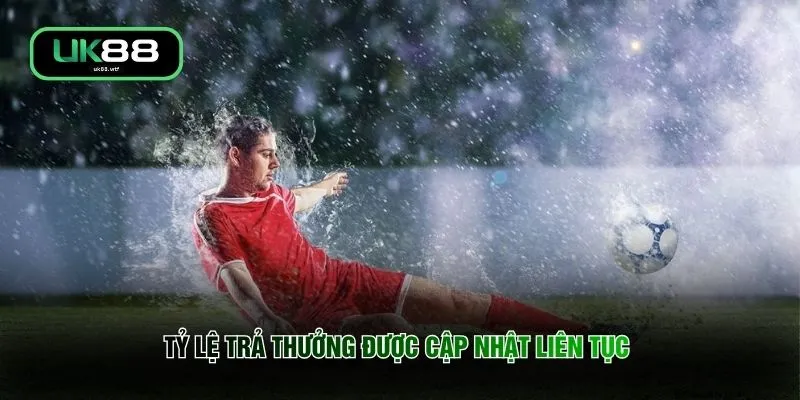 Tỷ lệ trả thưởng được cập nhật liên tục 